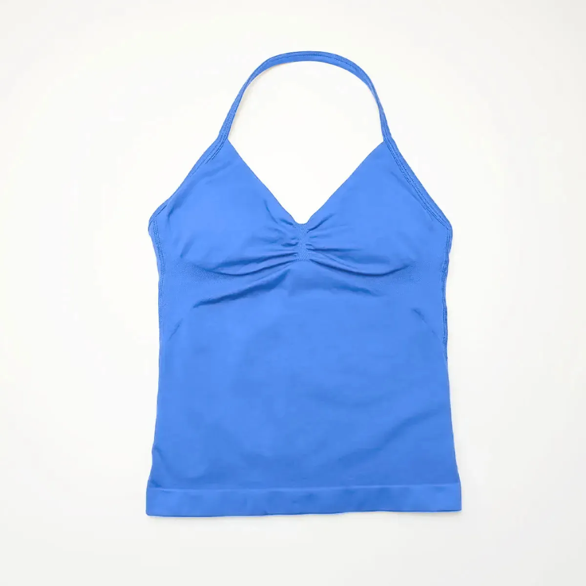 Longline Strappy Sports Tank – Open-Back Yoga & Workout Top