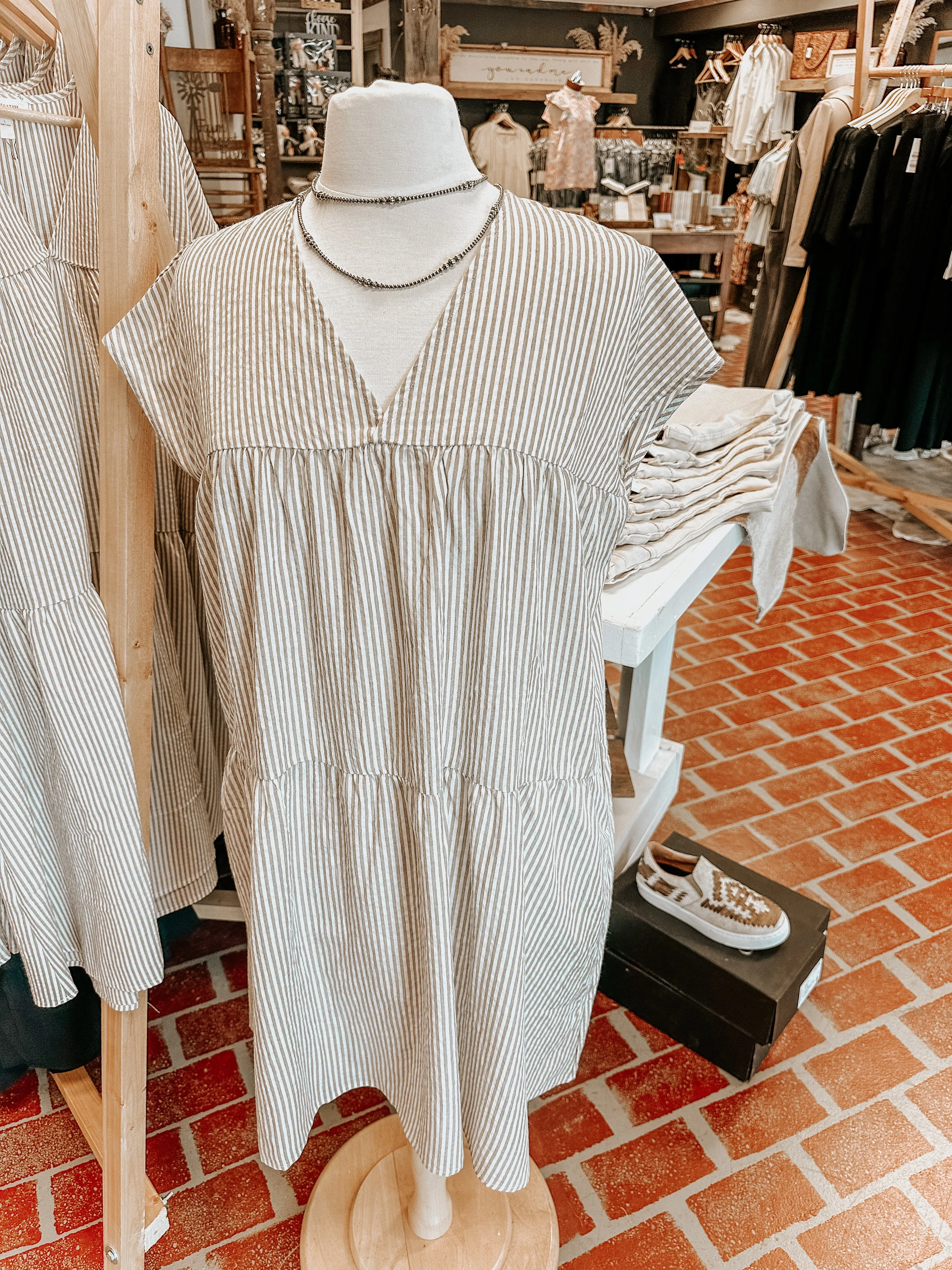 Loose Stripe Dress