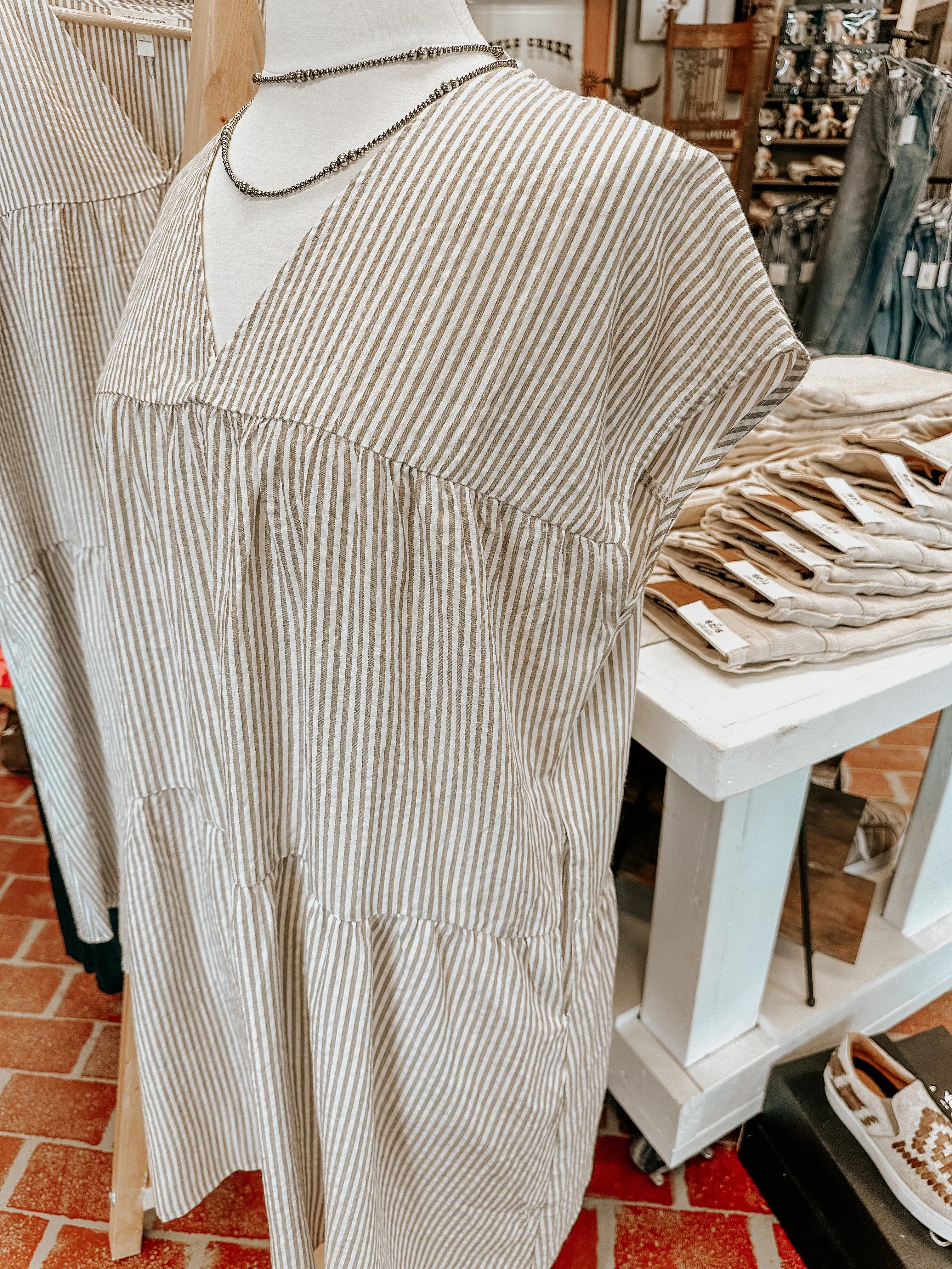 Loose Stripe Dress