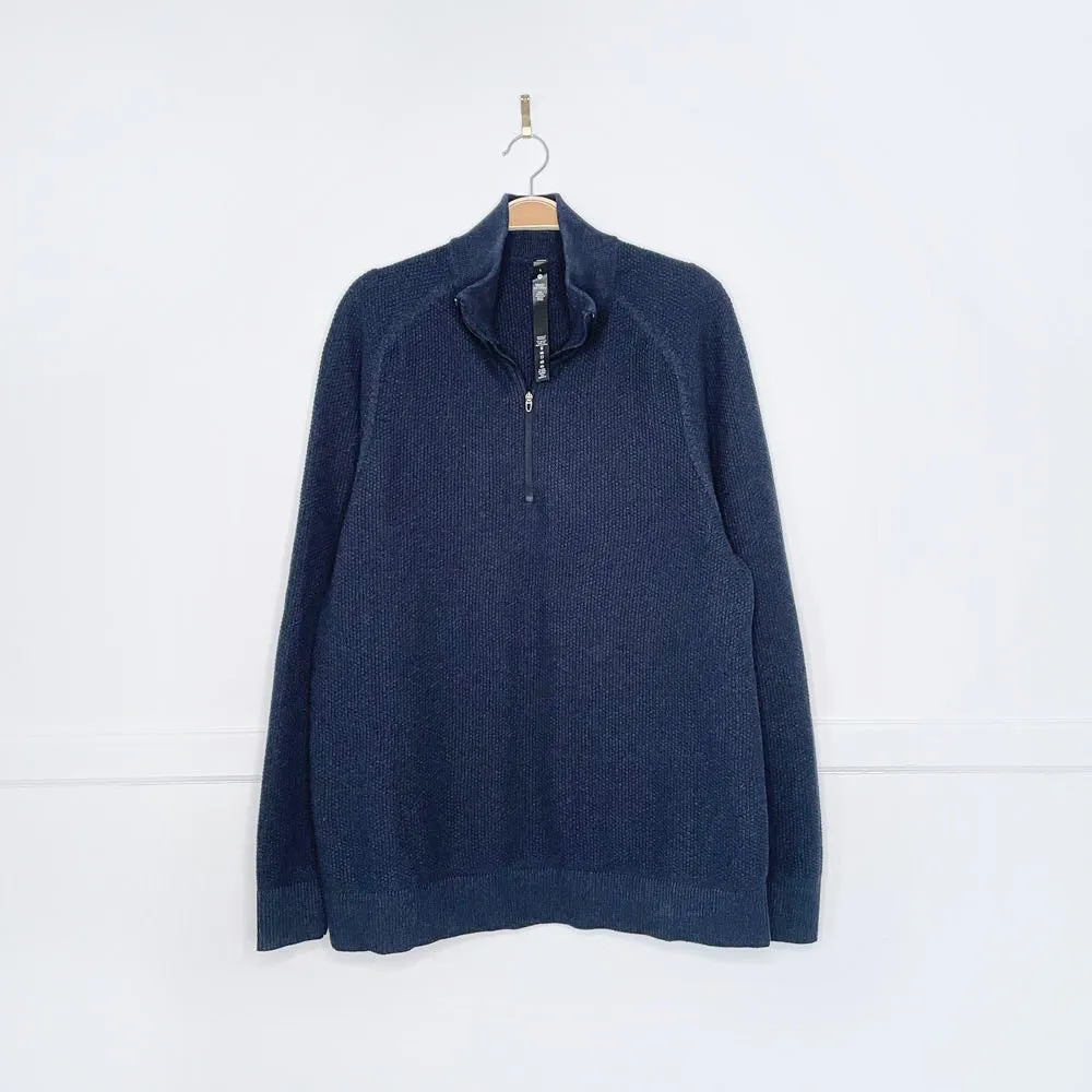 lululemom 2023 textured knit 1/2 zip sweater