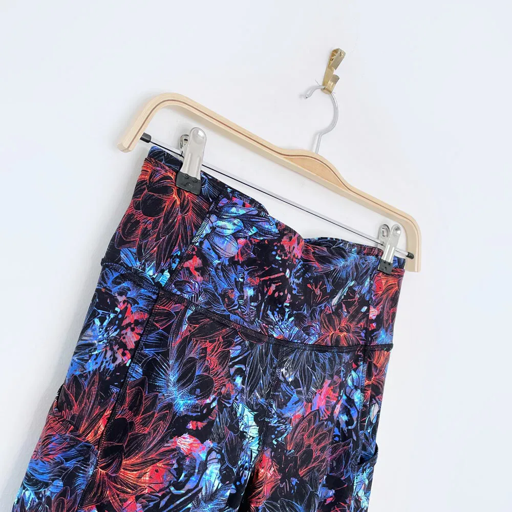 lululemon 2018 fast & free tight nulux | neon blossom