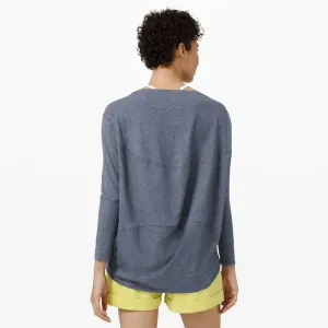 lululemon 2020 back in action long sleeve tee