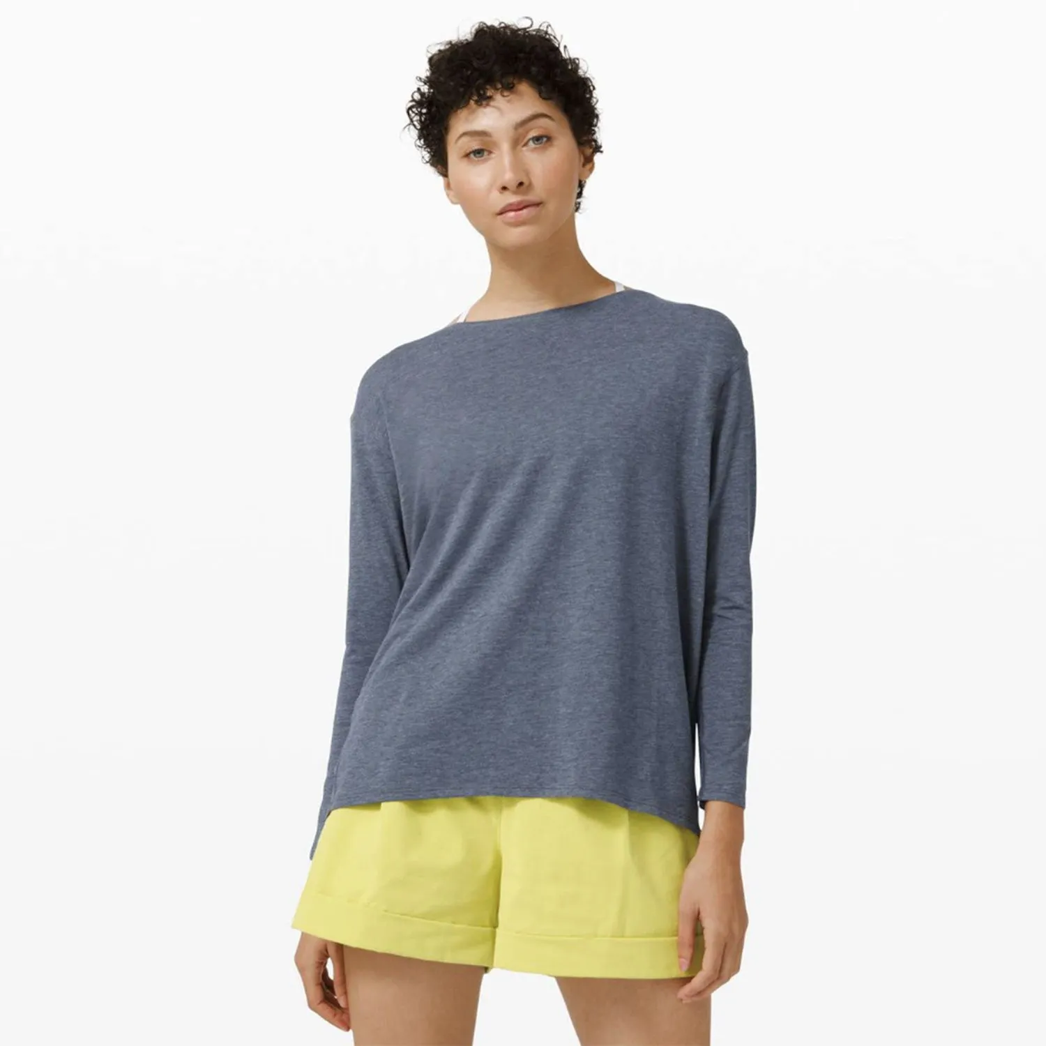 lululemon 2020 back in action long sleeve tee