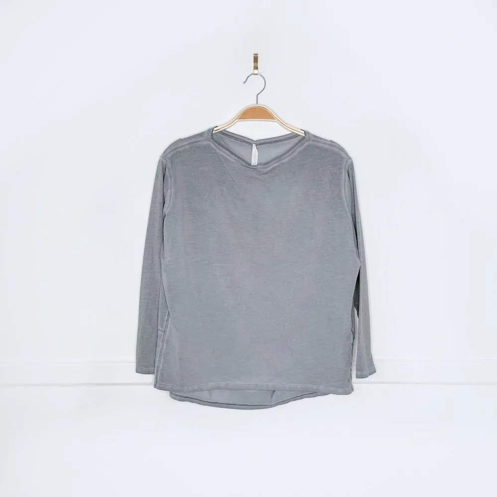lululemon 2023 back in action long sleeve fade