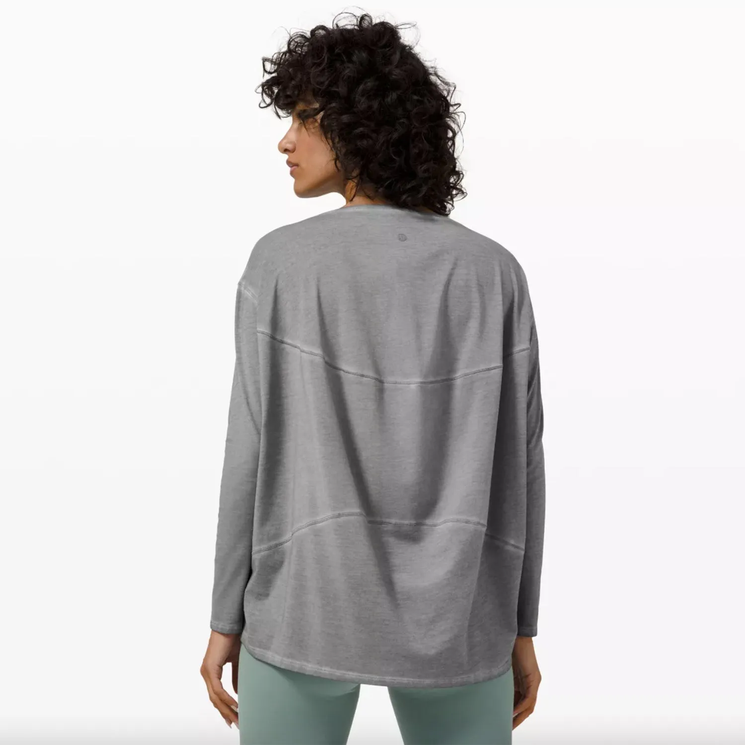 lululemon 2023 back in action long sleeve fade