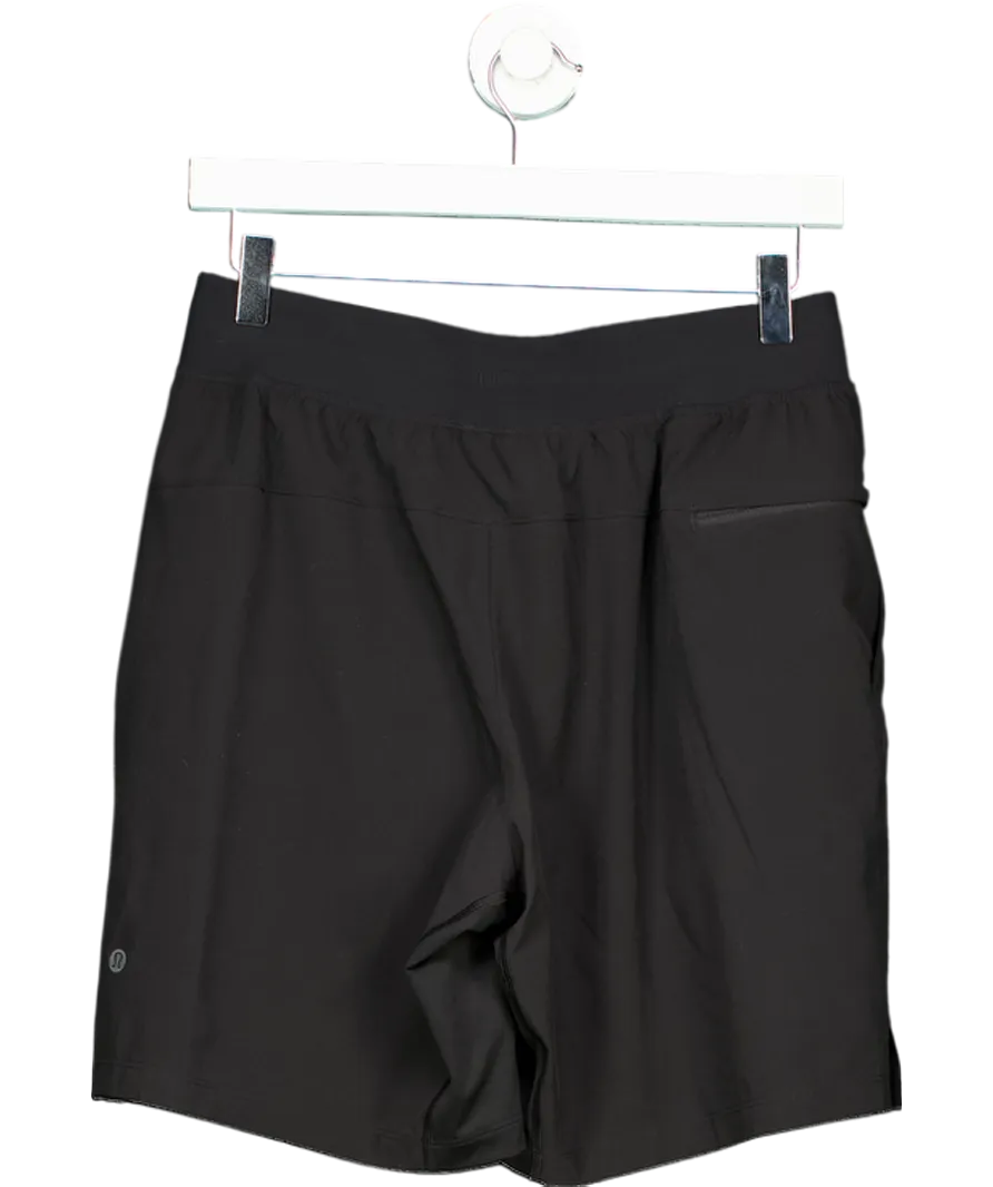 Lululemon Black Zeroed In Linerless Short 7" UK S