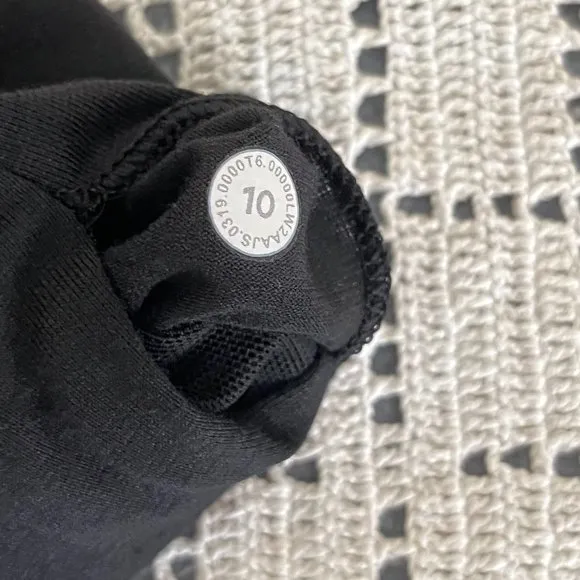 Lululemon Energy Bra black &amp; grey camo size 10 rare