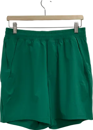 Lululemon Green Pace Breaker Linerless Short 7" UK M