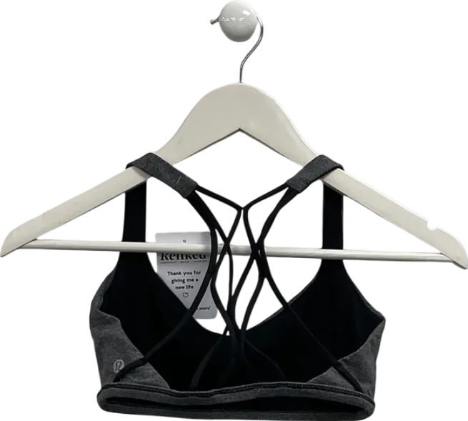 Lululemon Grey Sports Bra UK S