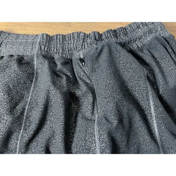 Lululemon Hotty Hot Shorts Metallic Black Size 6