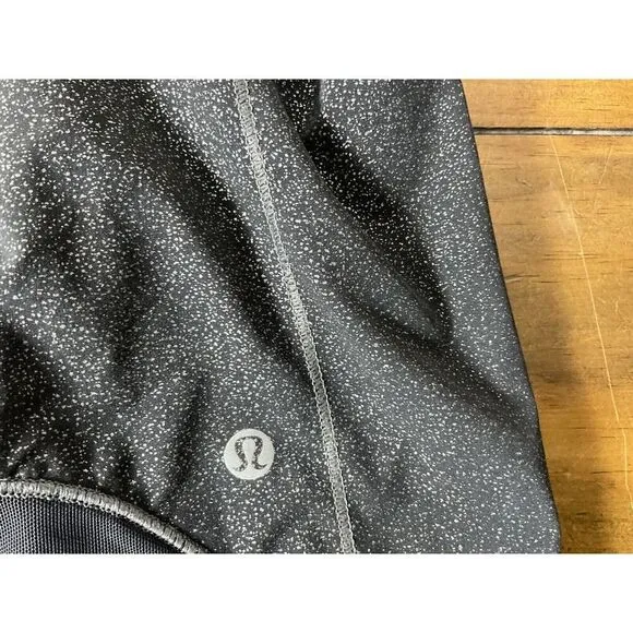 Lululemon Hotty Hot Shorts Metallic Black Size 6