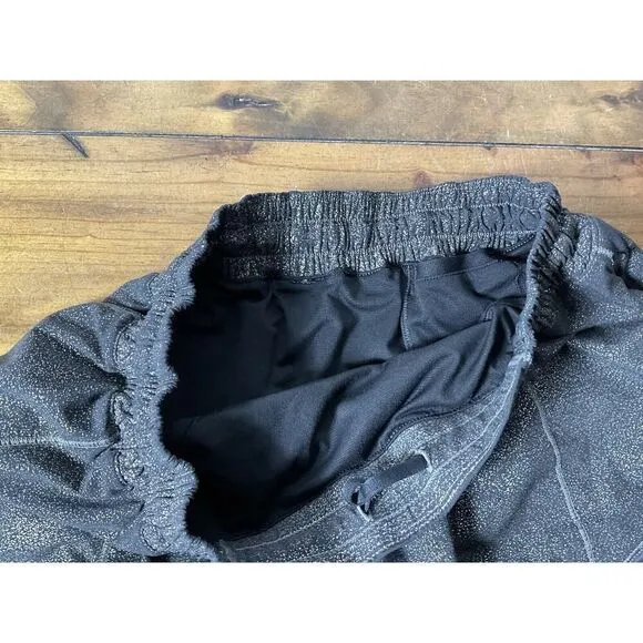 Lululemon Hotty Hot Shorts Metallic Black Size 6