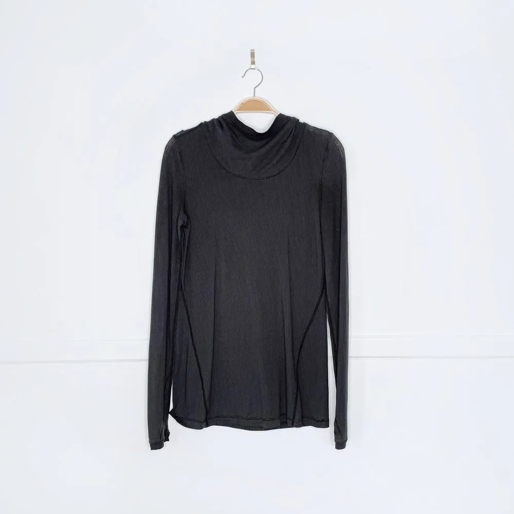 lululemon karmady light ribbed long sleeve hoodie