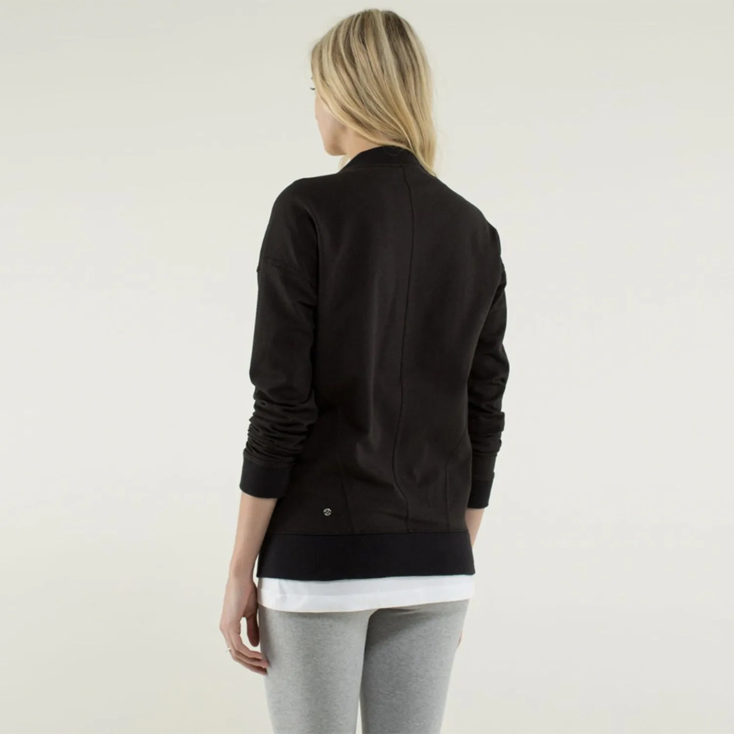 lululemon mula bundle wrap jacket french terry