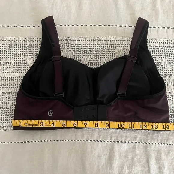Lululemon Ta Ta Tamer II Plum / Black fits size 8 or 10