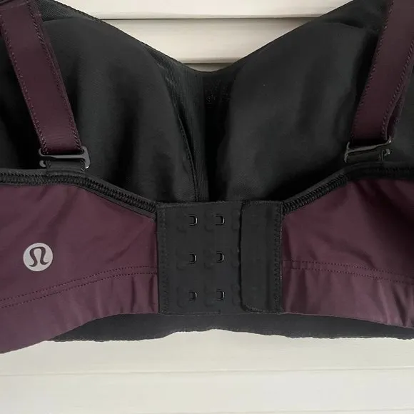 Lululemon Ta Ta Tamer II Plum / Black fits size 8 or 10