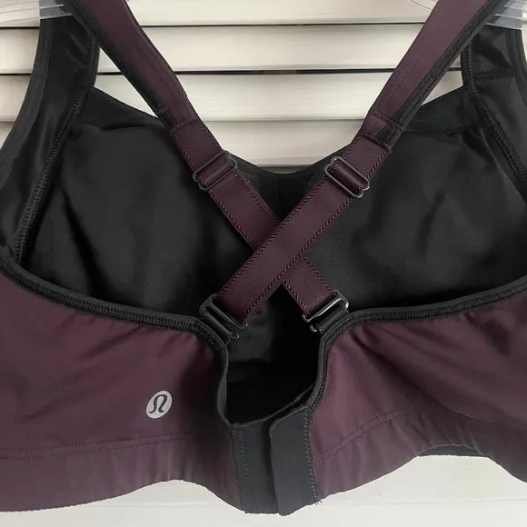 Lululemon Ta Ta Tamer II Plum / Black fits size 8 or 10