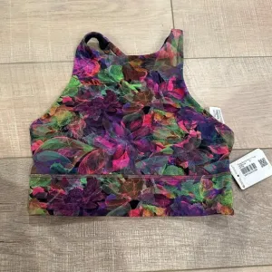 LULULEMON WOMENS ENERGY BRA MULTI COLOR SIZE 4 HIGH NECK NEW