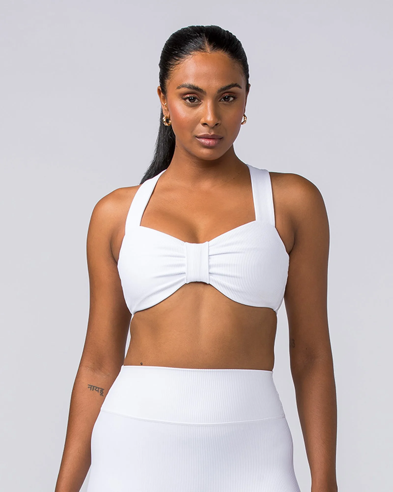 Lush Rib Bralette - White