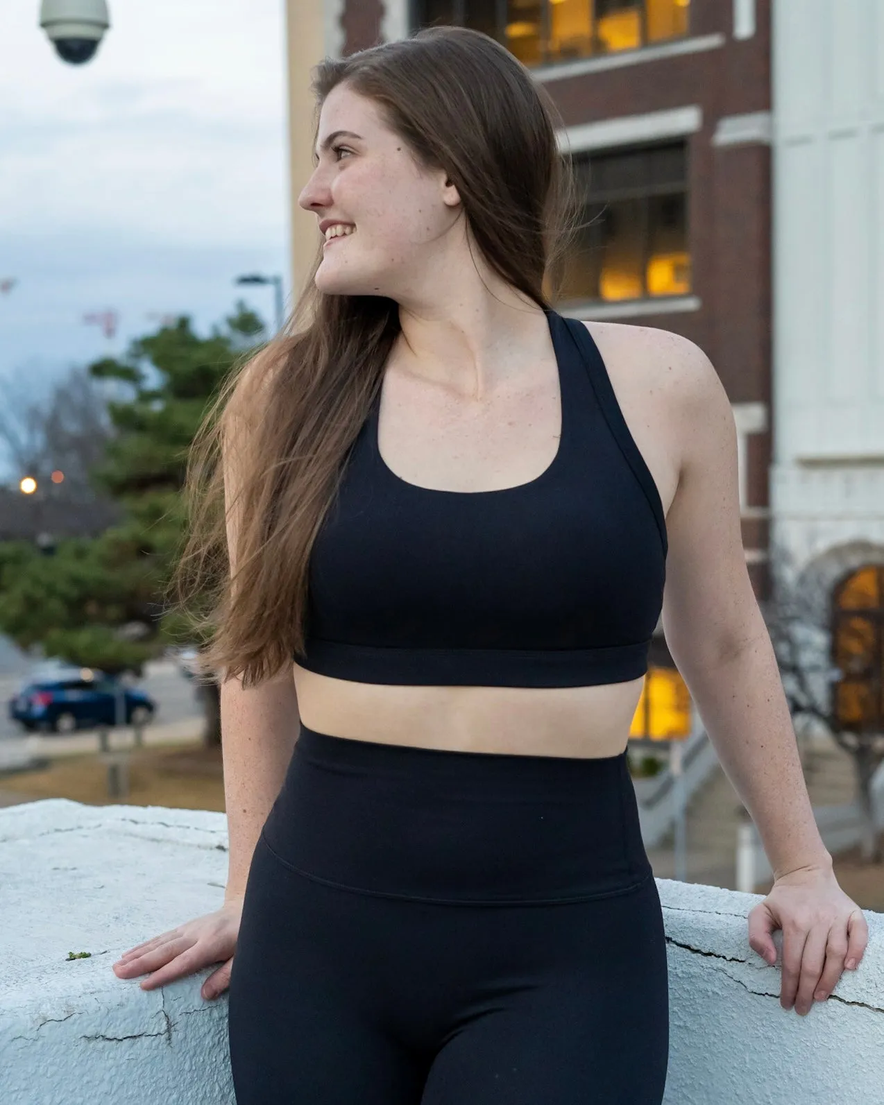 Luxe Sports Bra - Onyx Black