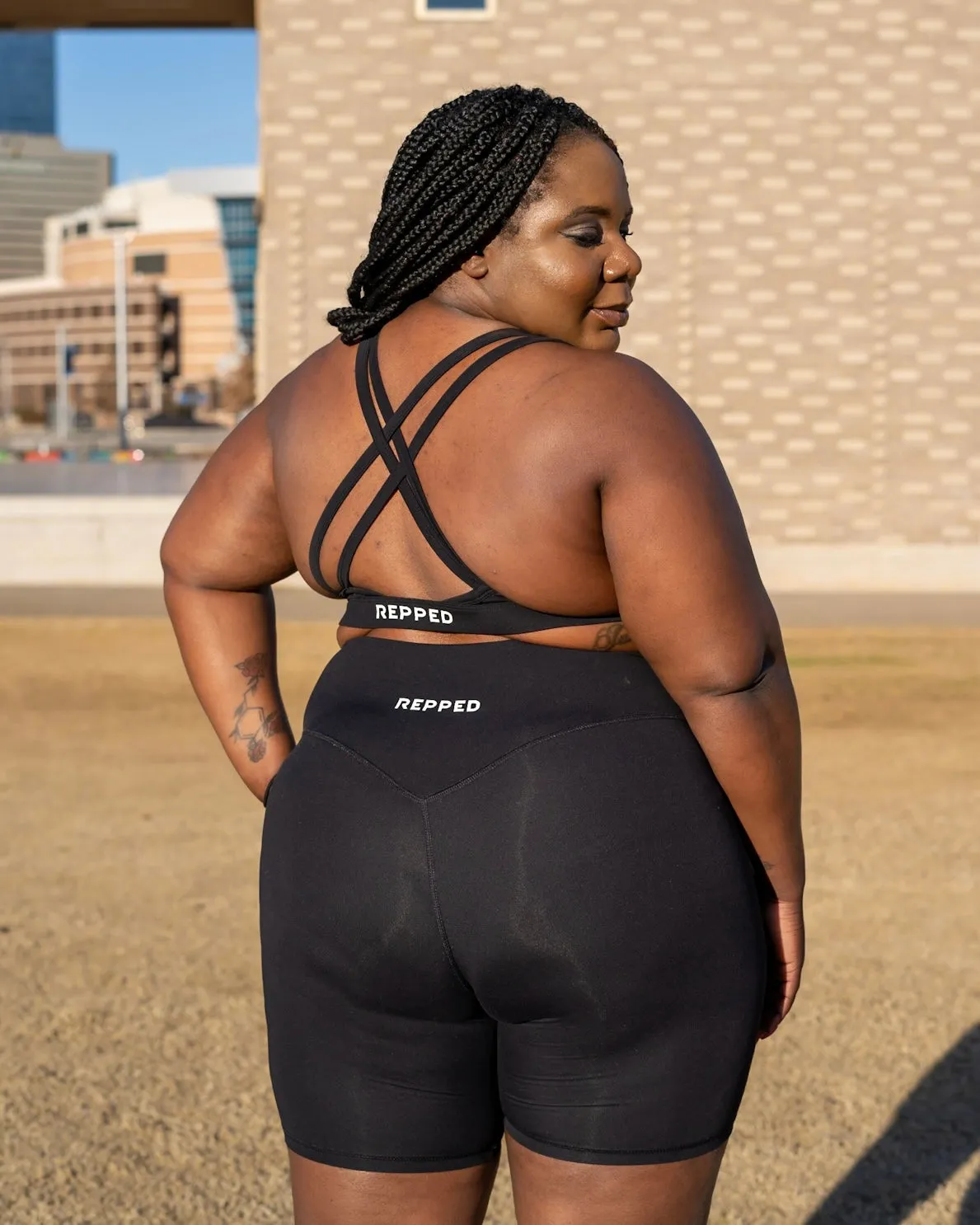 Luxe Sports Bra - Onyx Black