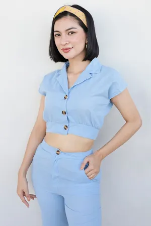 MADISON Top & Pants Co-ord (Ice Blue)
