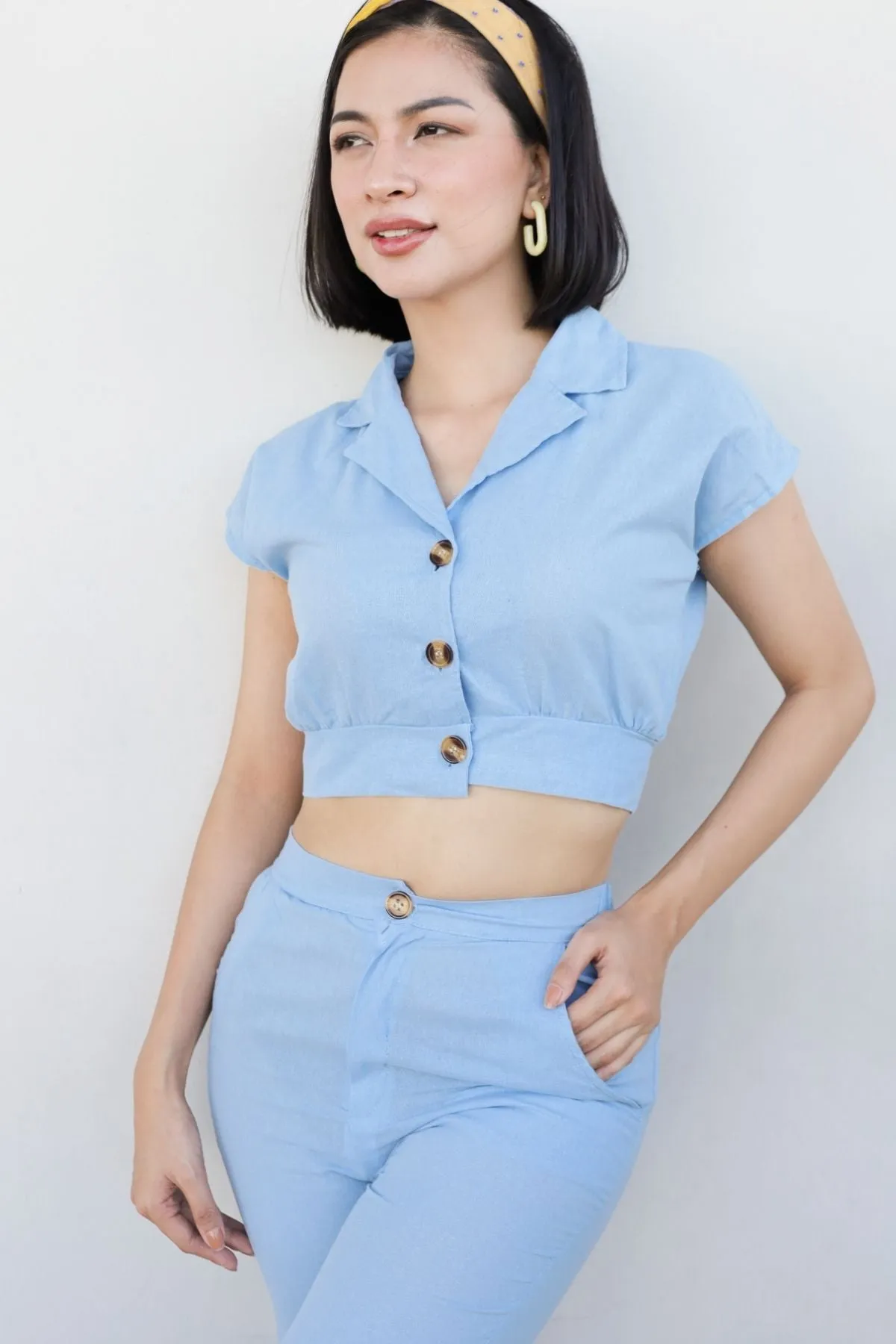 MADISON Top & Pants Co-ord (Ice Blue)