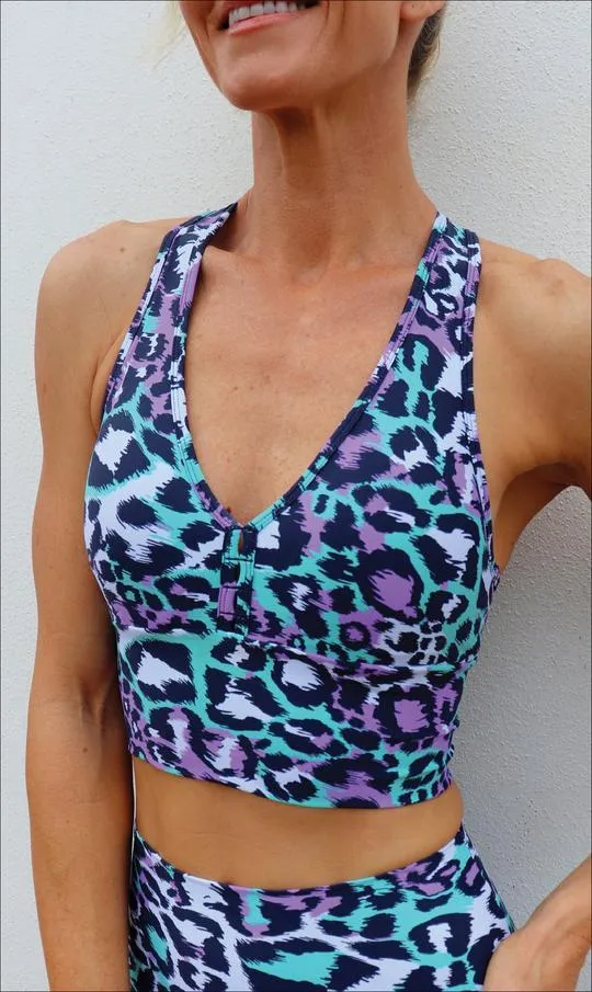 Magic Cheetah Eco Racer Back Bra