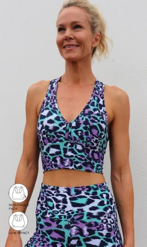 Magic Cheetah Eco Racer Back Bra