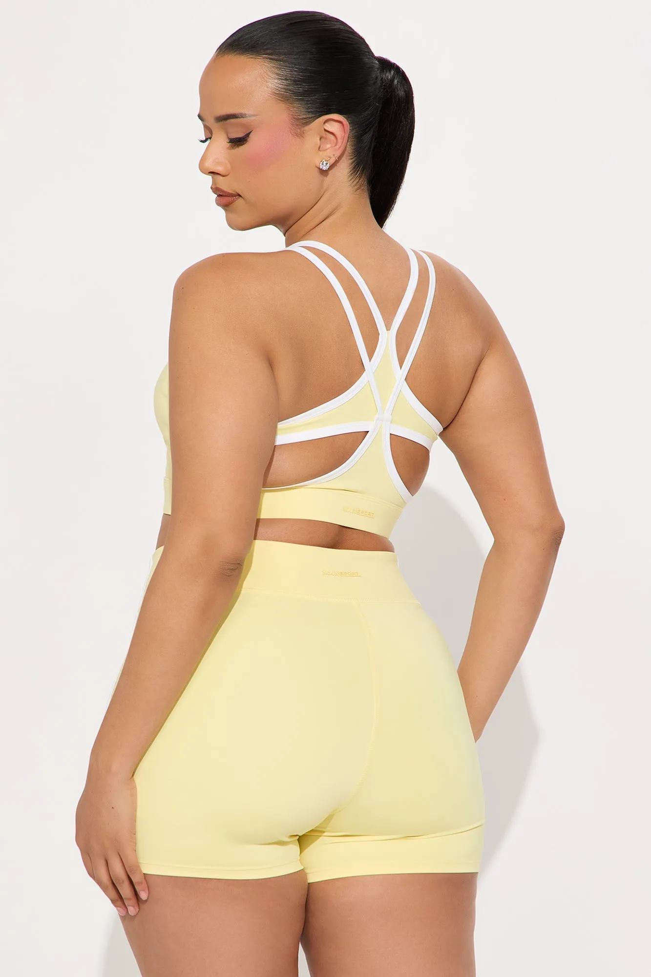 Match Maker Elevate Sports Bra - Butter Yellow