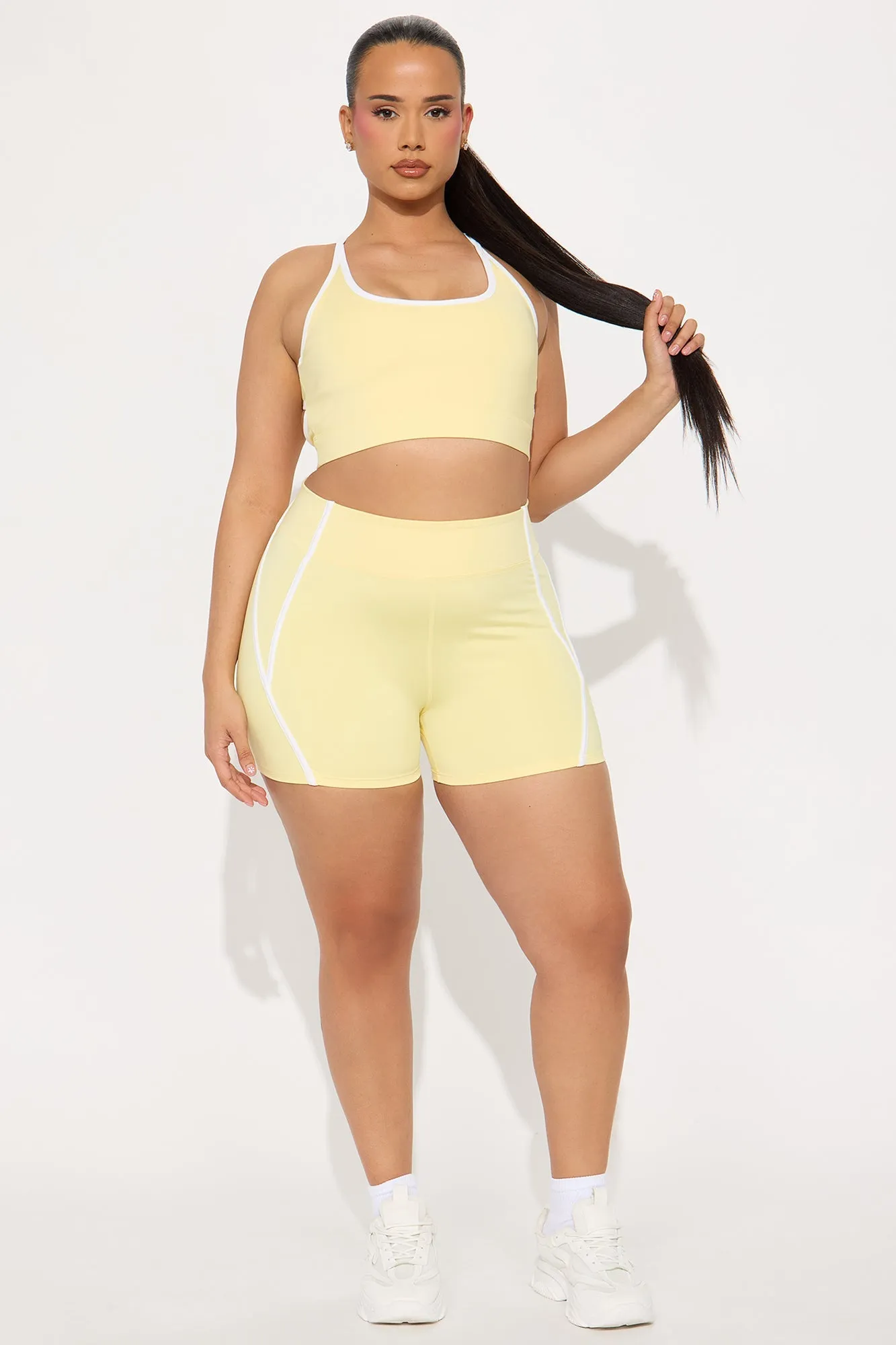 Match Maker Elevate Sports Bra - Butter Yellow