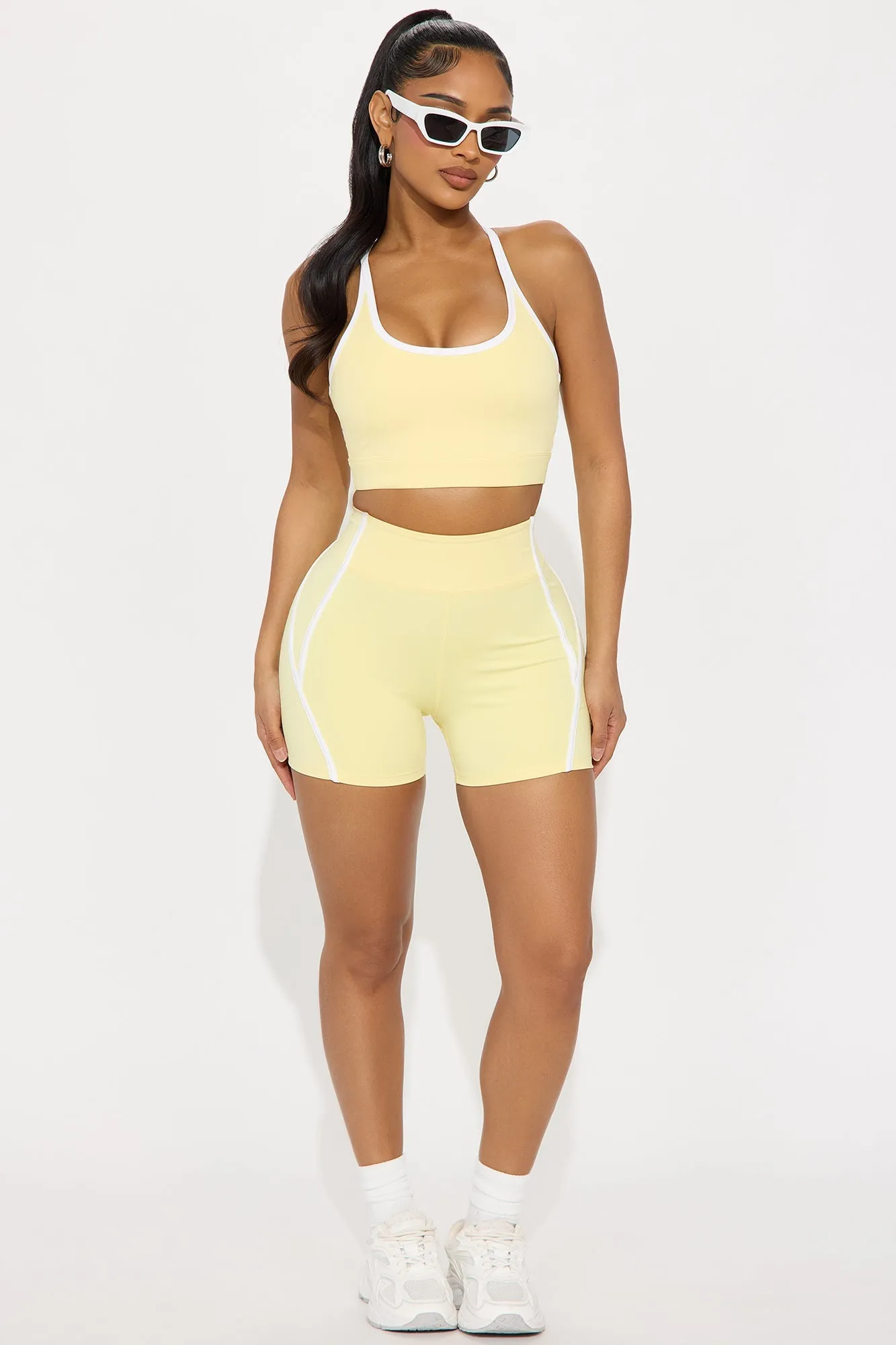 Match Maker Elevate Sports Bra - Butter Yellow