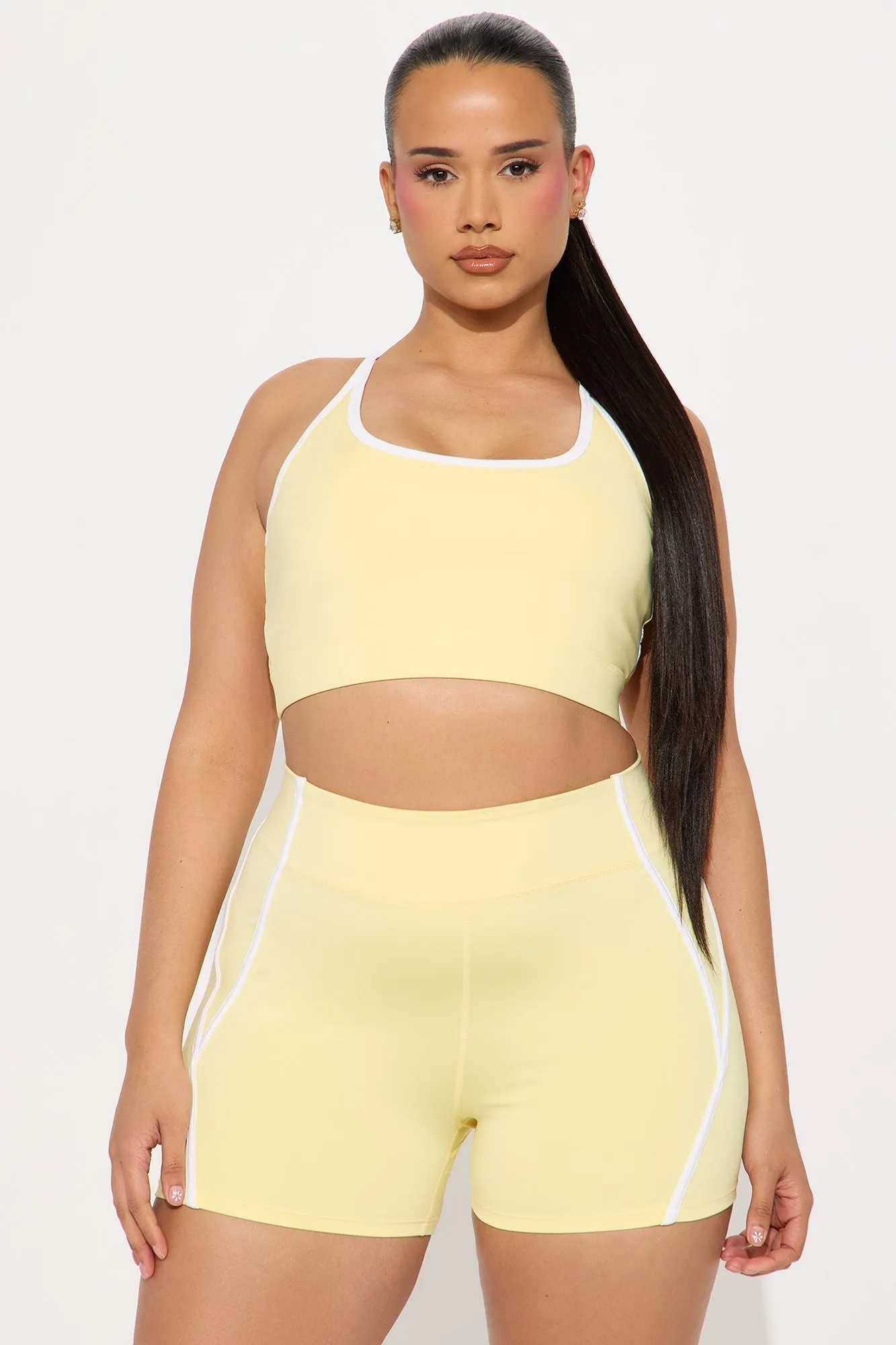 Match Maker Elevate Sports Bra - Butter Yellow