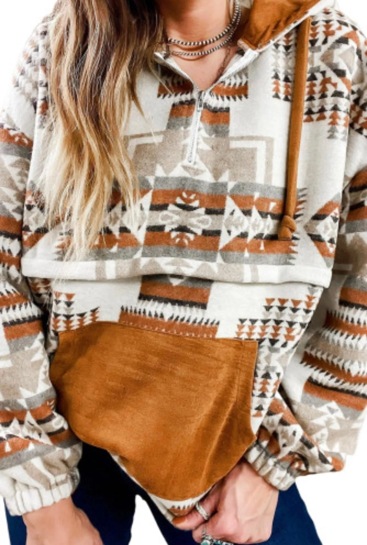 Matilda Aztec Hoodie