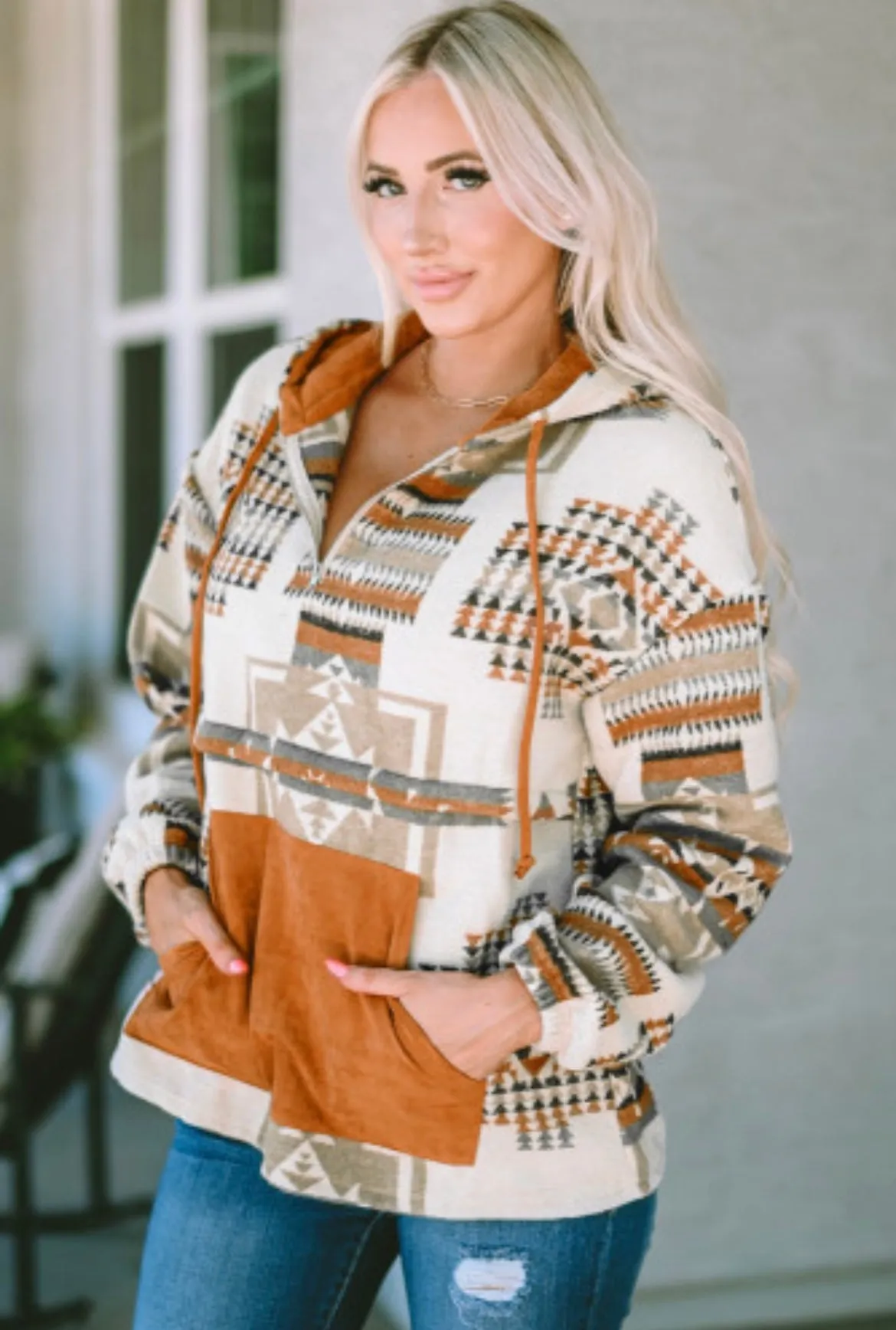 Matilda Aztec Hoodie