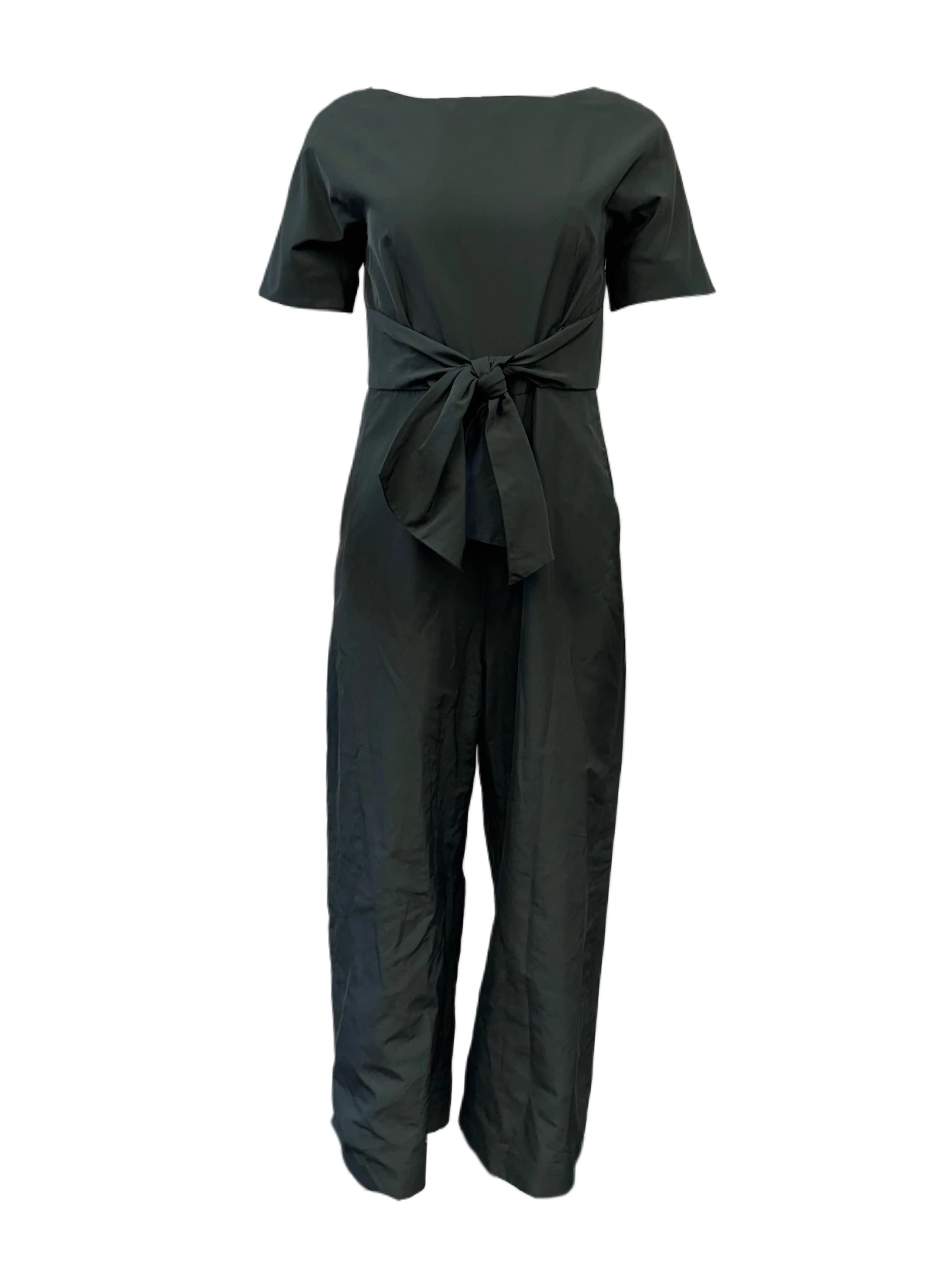 Max Mara Women's Green Zina Zipper Closure Jumpsuit NWT
