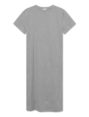 Maya T-shirt Dress - GREY MELANGE