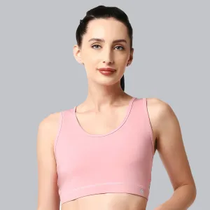 Medium Impact Racerback Sports Bra with Removable Cups