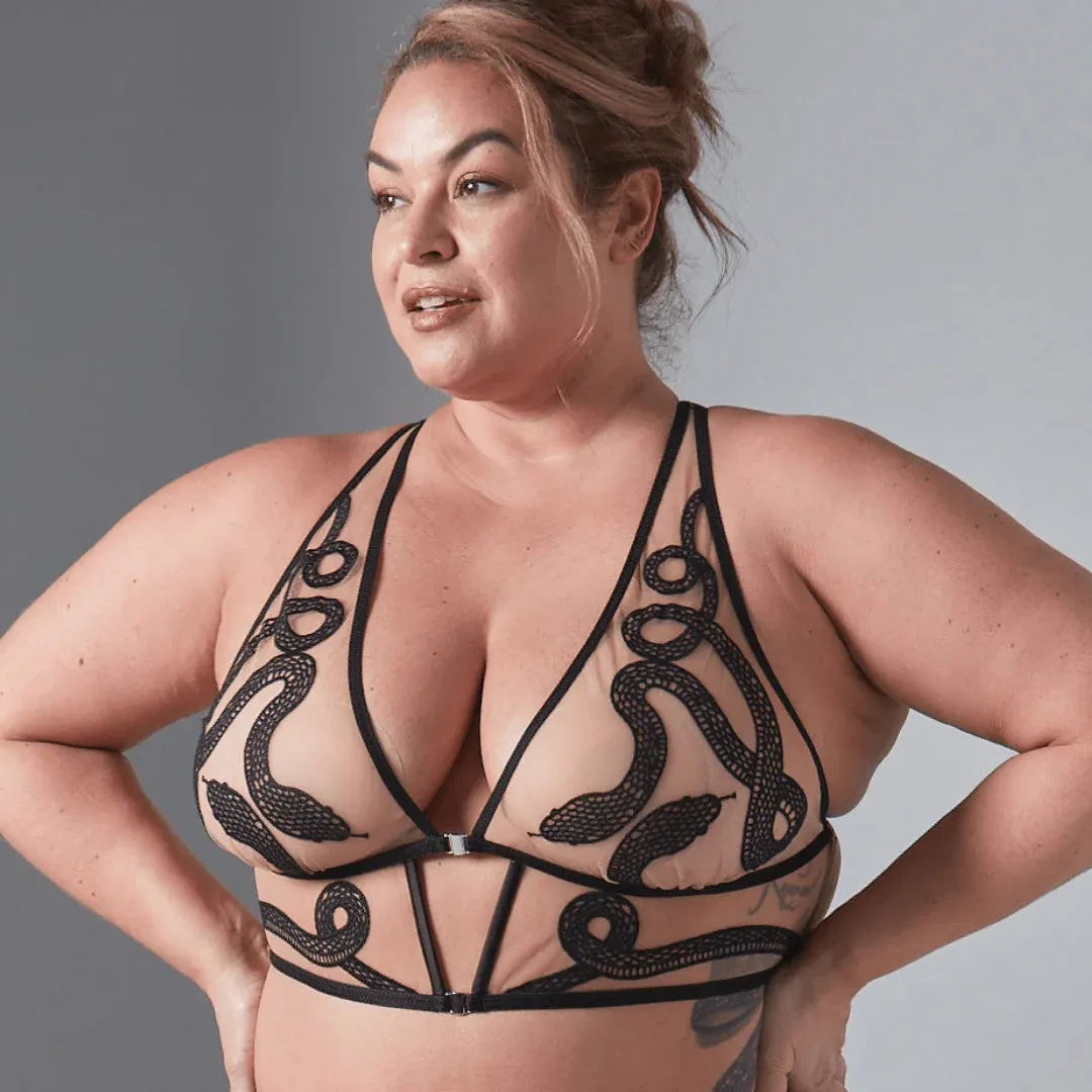 Medusa Bralette in Butterscotch