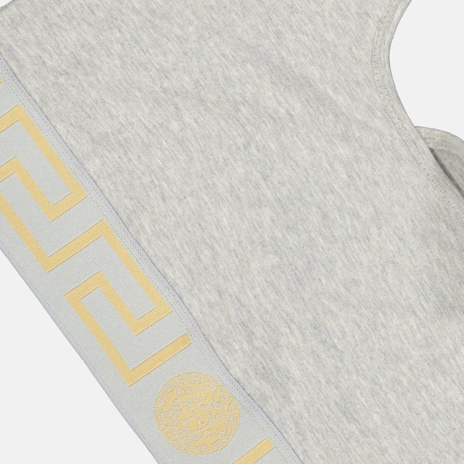 Medusa Greca Cotton Sports Bra