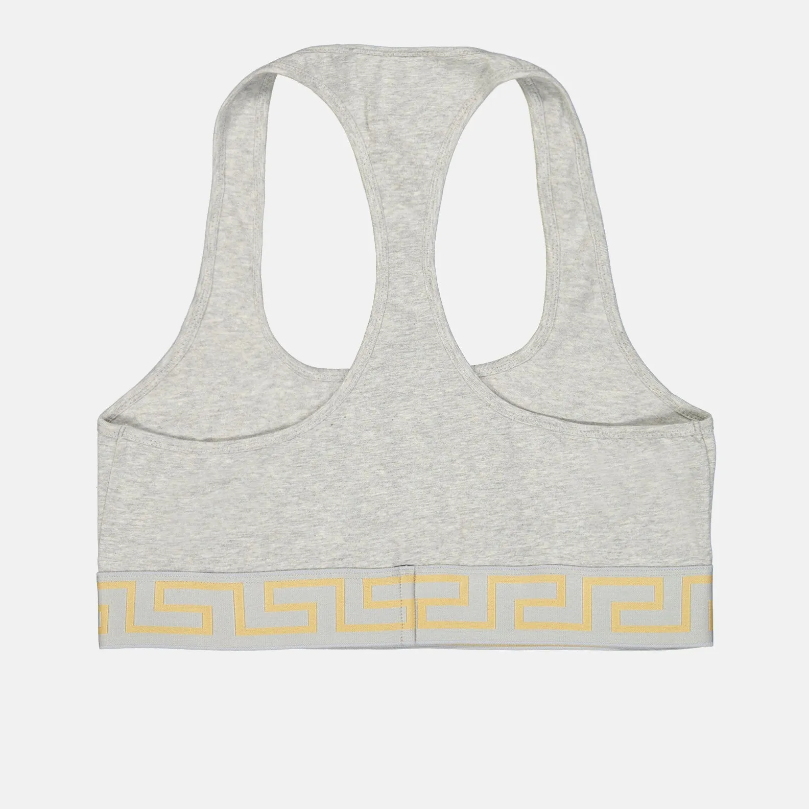 Medusa Greca Cotton Sports Bra