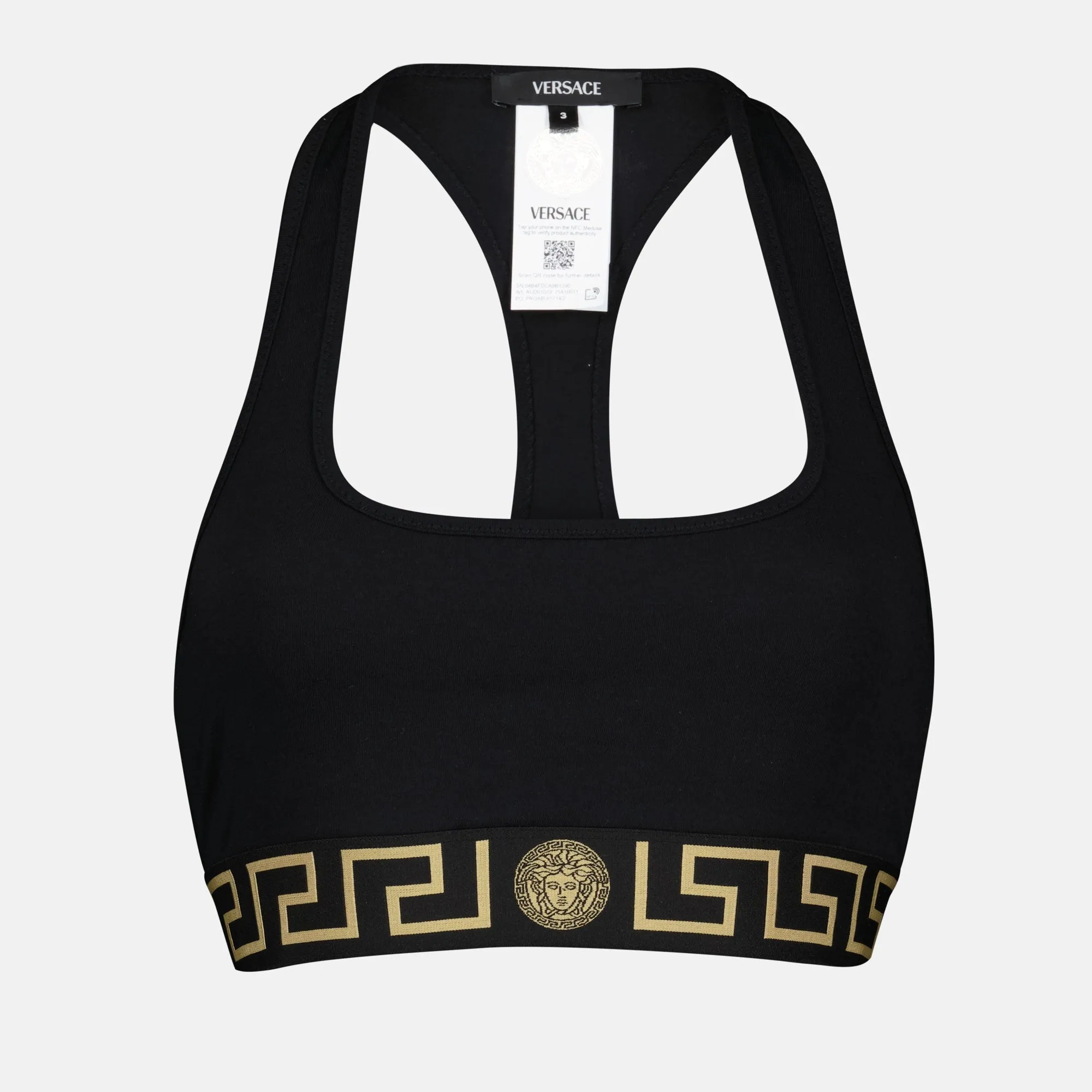 Medusa Greca sports bra