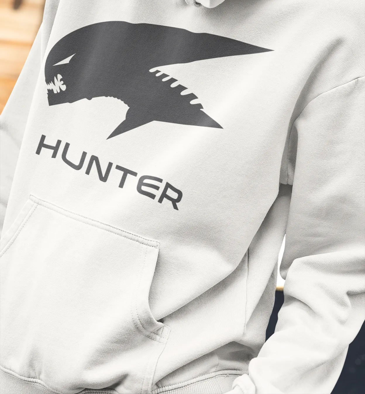 Men Fitness Activewear Gym Pullover UI Hunter Hoodie