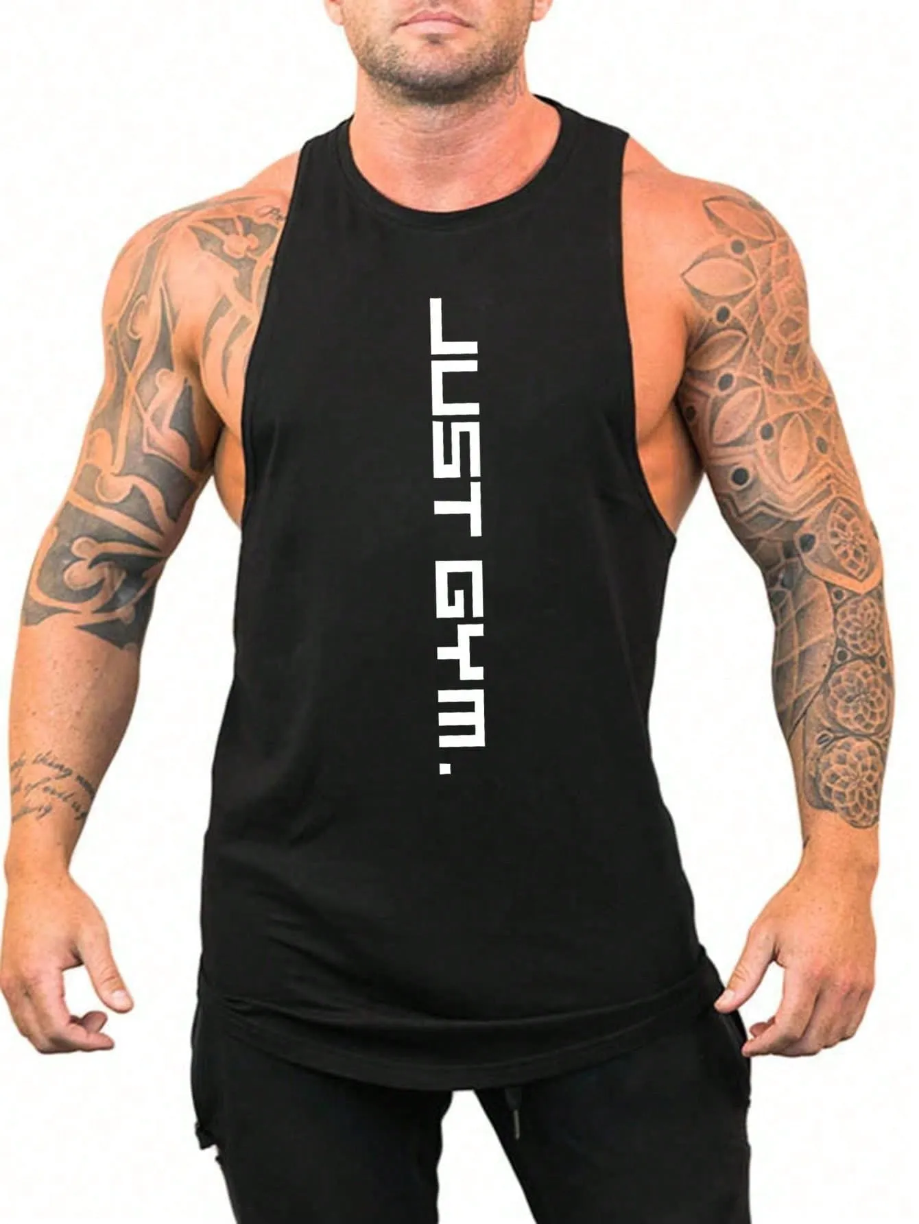 Men Letter Graphic Sports Tank Top