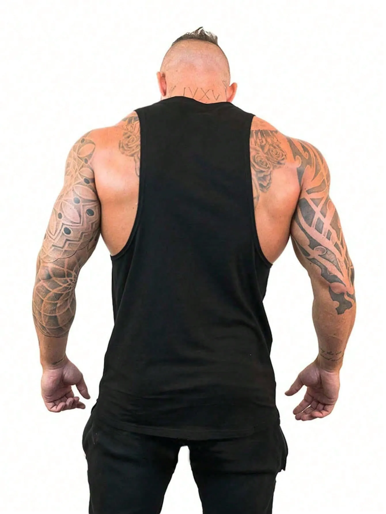 Men Letter Graphic Sports Tank Top