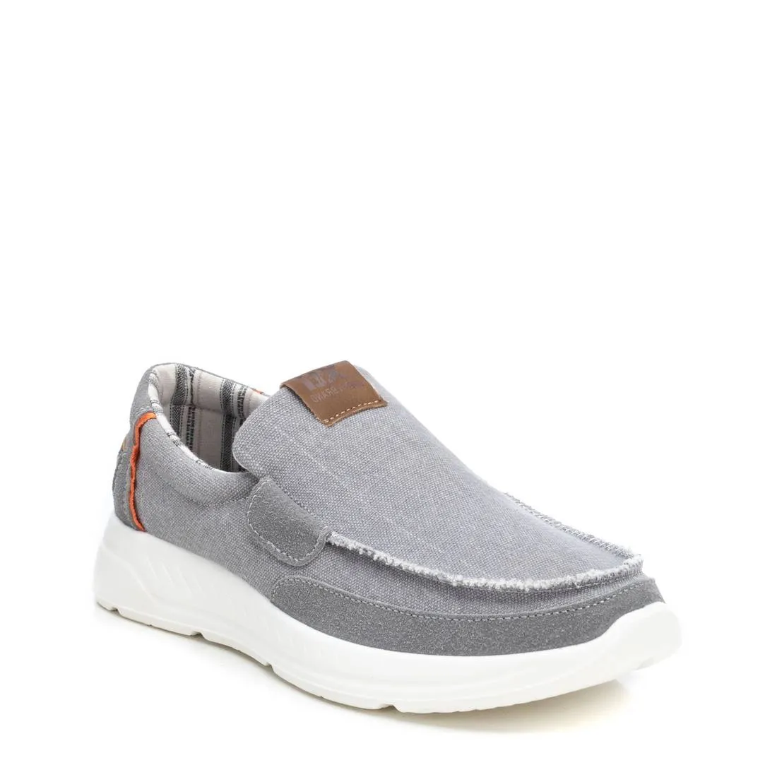 Men's Canvas Loafers By Xti-141393-Grey