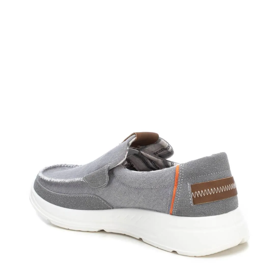Men's Canvas Loafers By Xti-141393-Grey