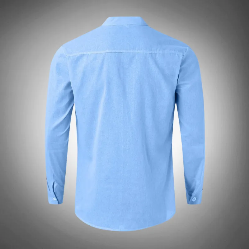Men's Cotton Shirt Classic Button-Up
