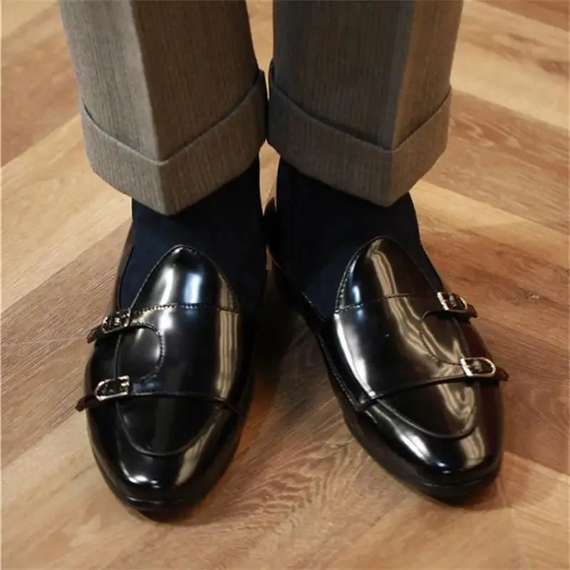 Men's Leather Ankle Boots Classic British Style