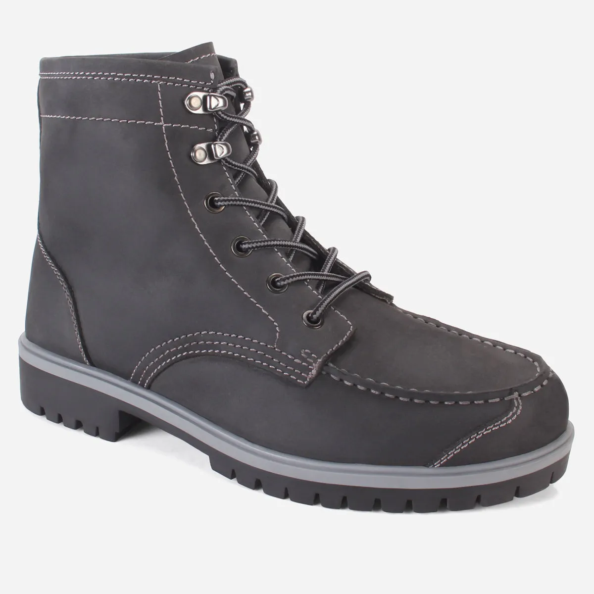 Mens "ZOROIAN" Lace Up Leather Nubuck Ankle Boots